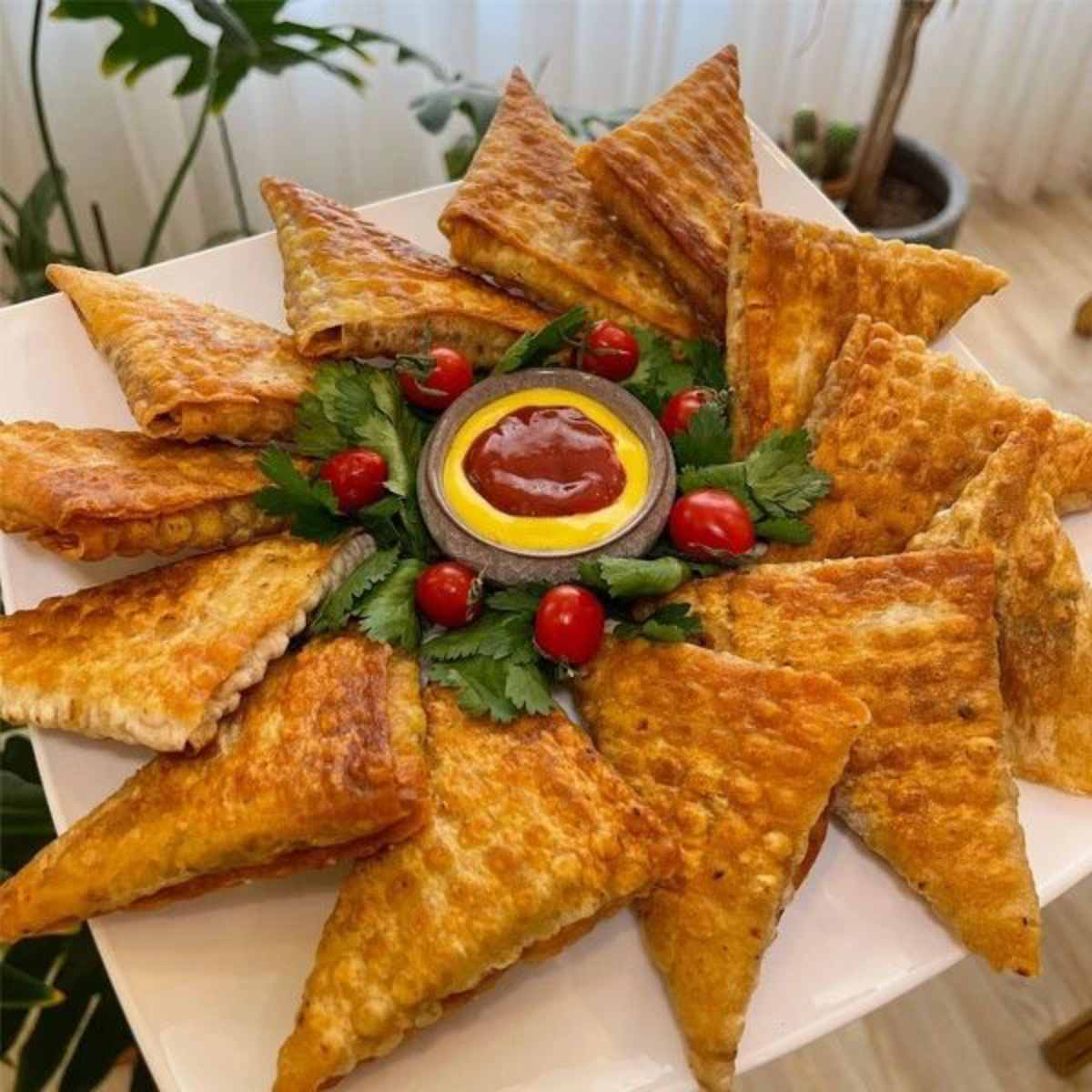 غذای فوری کارمندی-سمبوسه با سویا
