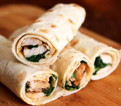 لقمه مدرسه با مرغ