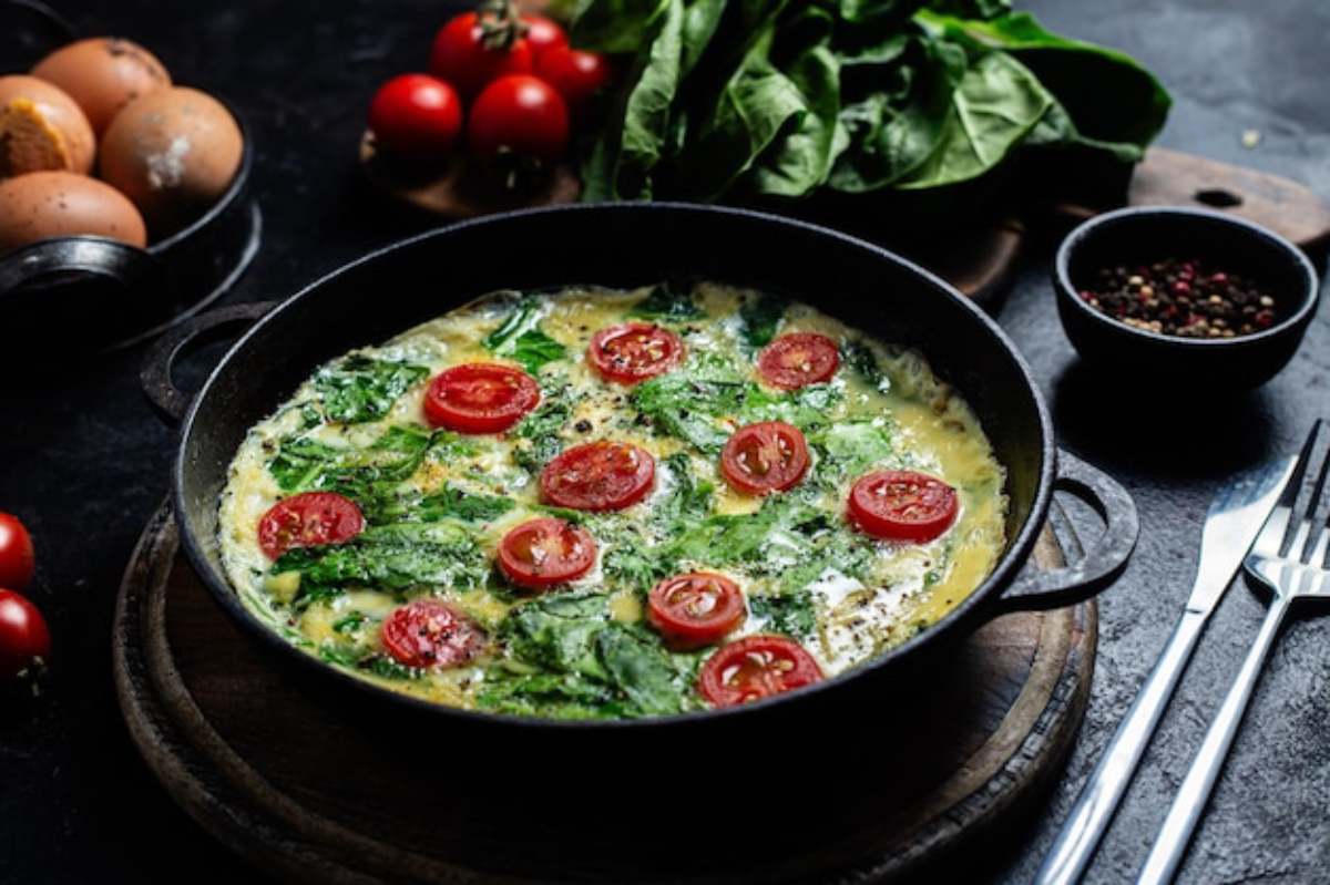 انواع صبحانه خوشمزه با اسفناج