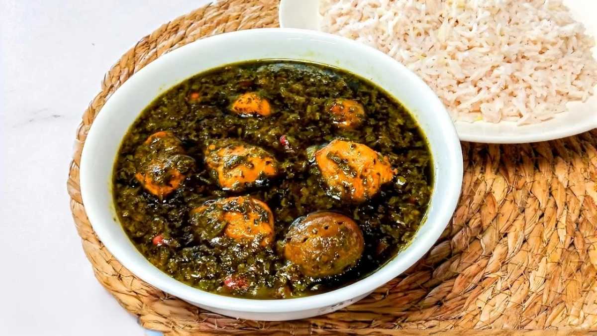 طرز پخت قورمه سبزی مجلسی برای 30 نفر