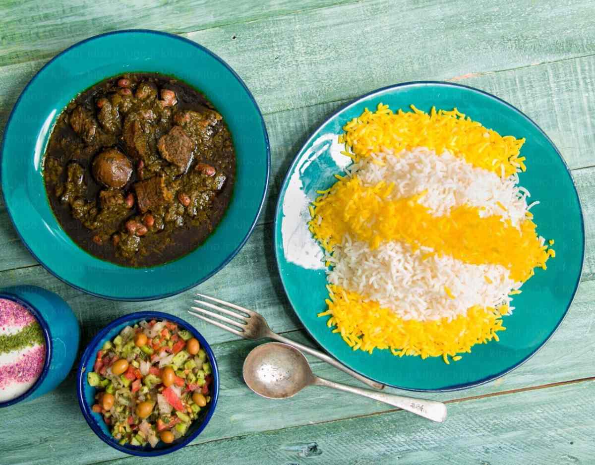 قورمه سبزی برای 30 نفر