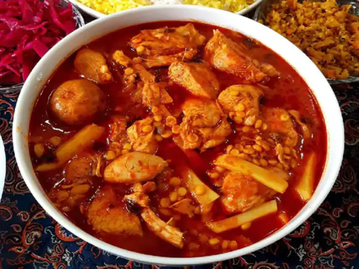 طرز تهیه قیمه مجلسی با مرغ
