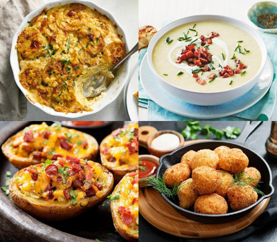 غذای ساده برای افطار با سیب زمینی