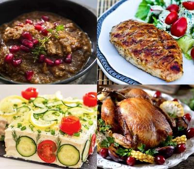غذای جدید با مرغ برای مهمانی