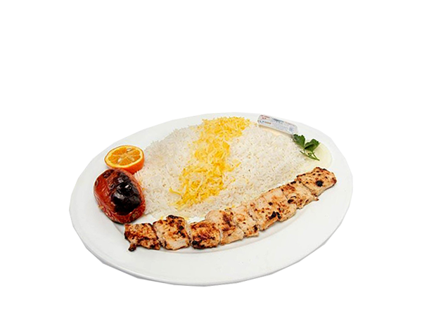 چلو جوجه کباب لاری + دوغ ( ویژه دبستان )