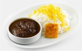 چلو خورشت فسنجان با فیله مرغ ( دوغ )